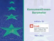 KonsumentInnen- Barometer - Konsumentenfragen.at