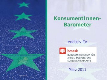 KonsumentInnen- Barometer - Konsumentenfragen.at