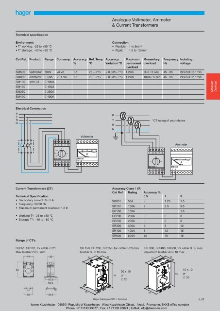 General Catalogue 2007 - Ibemo Kazakhstan Ltd