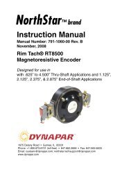 RIM Tach 8500 Installation Manual