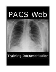 PACS Web Training Documentation - Wheaton Franciscan Healthcare