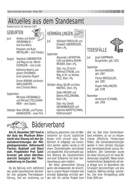 Gemeinde-Nachrichten - Gemeinde Eben