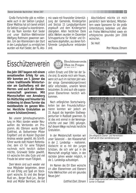 Gemeinde-Nachrichten - Gemeinde Eben