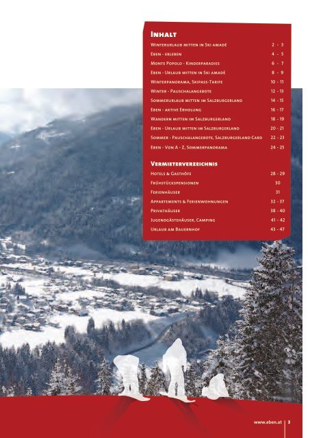 Ferienkatalog 09/10 - Eben im Pongau