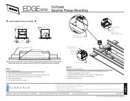 T5/T5HO Spackle Flange Mounting - Pinnacle Architectural Lighting