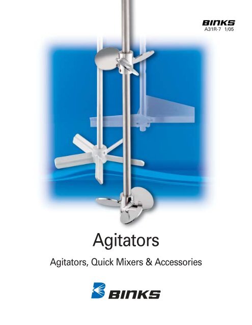 A31-5R-7 Agitator Catalog - Elliott Equipment Corporation