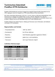 Technisches Datenblatt Fluidflon ETFE-SchlÃ¤uche - LIQUID-scan ...