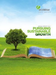 Annual Report 2012 - ecoWise Holdings Limited