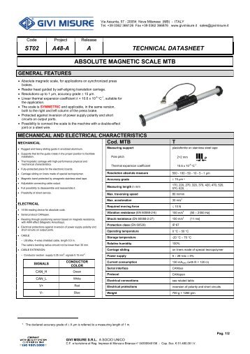 st02 a48-aa technical datasheet absolute magnetic scale mtb