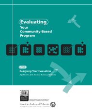 Evaluating Your Community-Based Programâ€”Part I - American ...