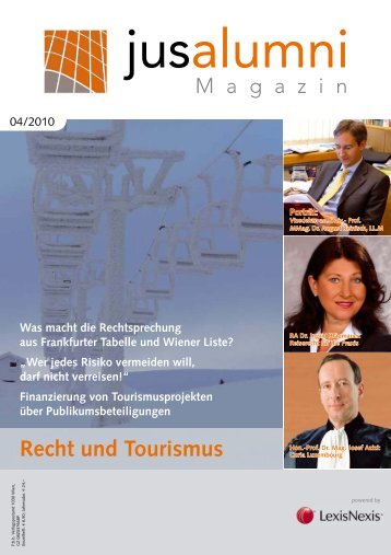 Recht und Tourismus - Jus-Alumni