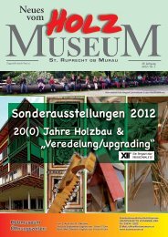 Sonder ausstellungen 2012 - Holzmuseum