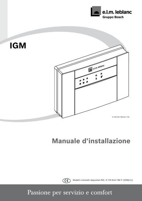 Manuale d'installazione - Bosch