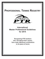 Read More - Professional Tennis Registry