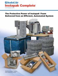 Instapak CompleteÂ® Brochure - Protective Packaging from Sealed Air