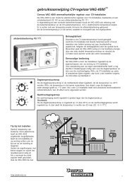 gebruiksaanwijzing CV-regelaar VAG 4000 - Installatiebedrijf Klok