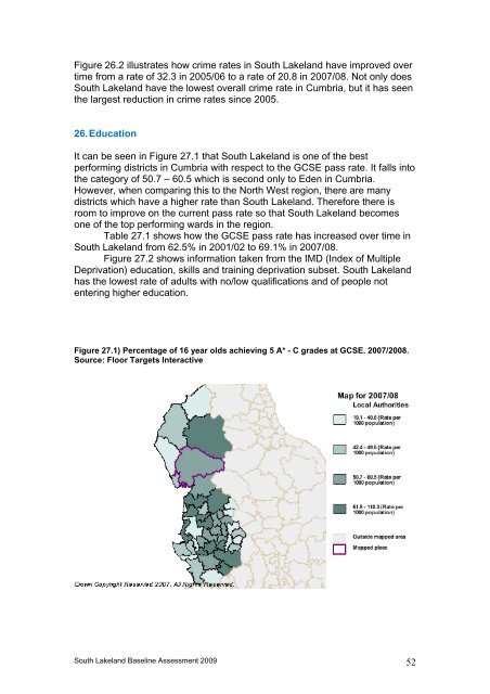 South Lakeland Health Improvement Plan - NHS Cumbria