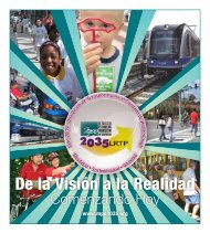 De la VisiÃ³n a la Realidad - Hillsborough MPO 2035 Vision