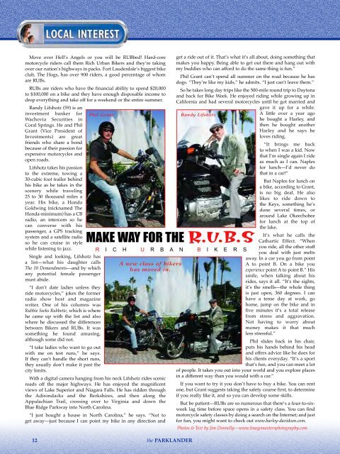 June 2006 - The Parklander Magazine