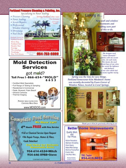 June 2006 - The Parklander Magazine