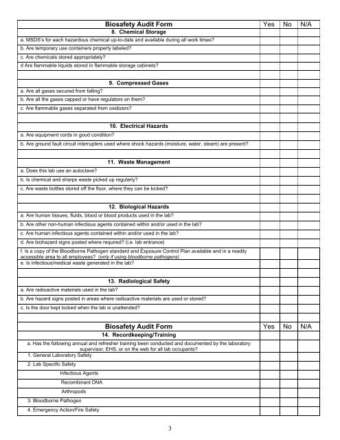 Standard Practices for BS