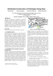 Distributed Construction of Ontologies Using Hozo - CiteSeerX