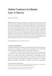 Salam Contract in Islamic Law: A Survey