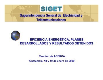 Superintendencia General de Electricidad y Telecomunicaciones