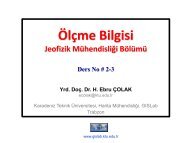 Ders2 - Gislab - Karadeniz Teknik Ãniversitesi