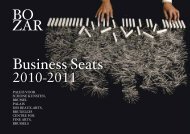 Business Seats - Bozar.be