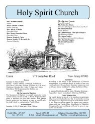 Sixth Sunday of Easter - Holy Spirit Church