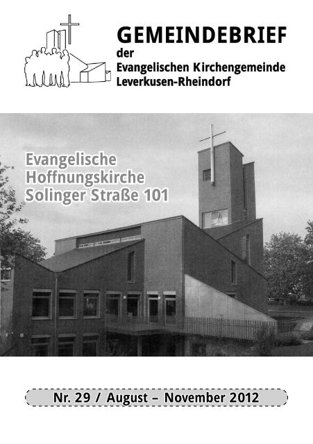 axel wedemeyer - Evangelische Gemeinde Rheindorf