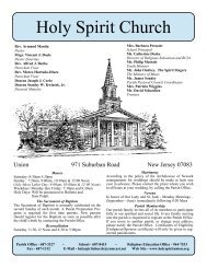 Fifth Sunday of Easter - Holy Spirit Church