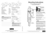 Mounting Instructions - Ãhlins