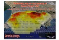 Probability map of vent opening at Campi Flegrei, Italy