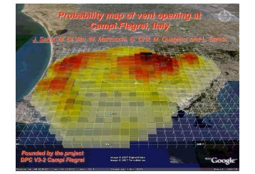 Probability map of vent opening at Campi Flegrei, Italy