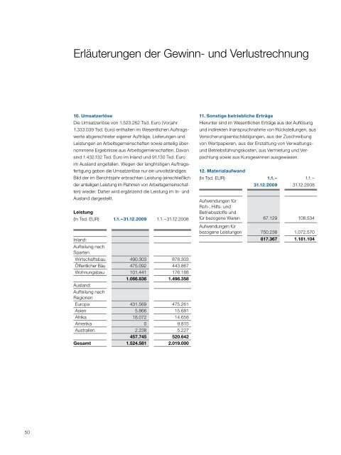 Geschäftsbericht 2009 - HOCHTIEF Solutions AG