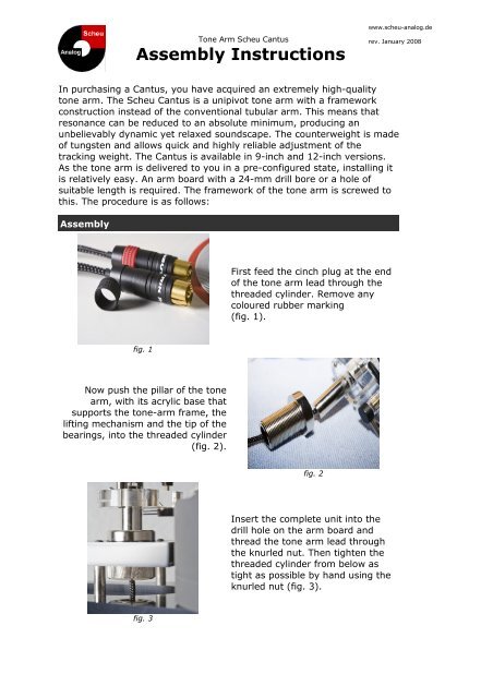 Assembly Instructions
