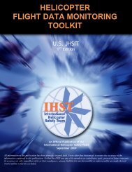 HELICOPTER FLIGHT DATA MONITORING TOOLKIT