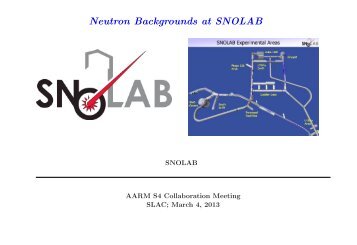 Neutron Backgrounds at SNOLAB