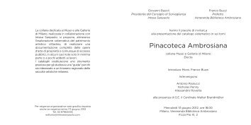 Pinacoteca Ambrosiana - Gallery - Electa