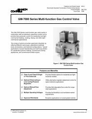 GM-7000 Series Multi-function Gas Control Valve ... - ShanControls
