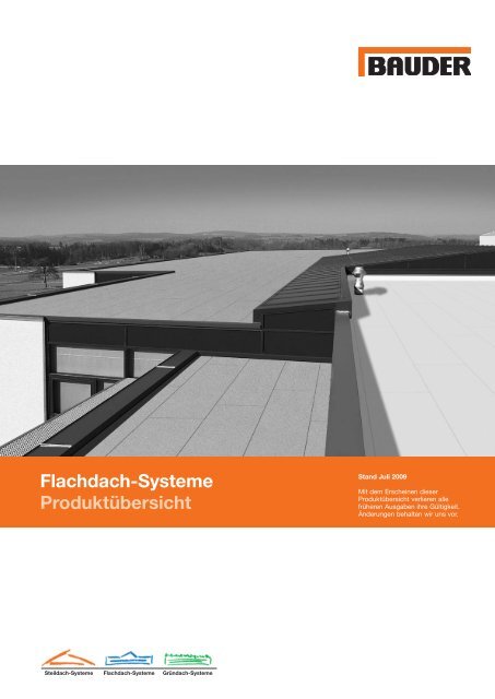 1. Flachdach-Übersicht - Holzbau Peter