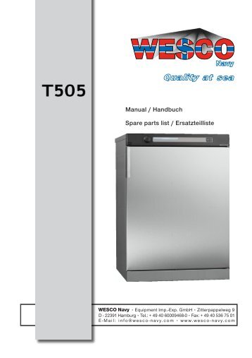 Drying Tumbler T505 - WESCO-Navy