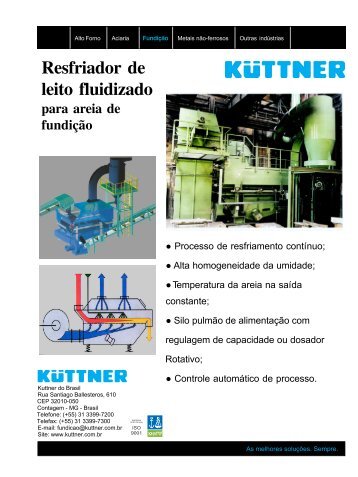 Resfriador de leito fluidizado - Kuttner