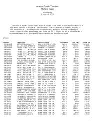 2011 Tax Lien List .pdf - Apache County