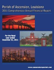 2011 Comprehensive Annual Financial Report - Ascension Parish