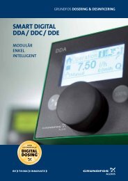 SMART Digital DDA/DDC/DDE doseringspumpar - Grundfos AB