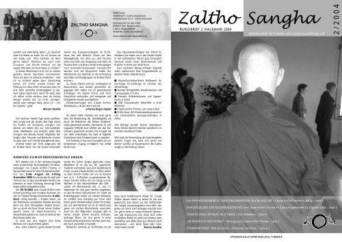 Zaltho Sangha