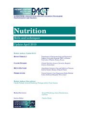 Nutrition Updated April 2010.pdf - PACT - ESICM